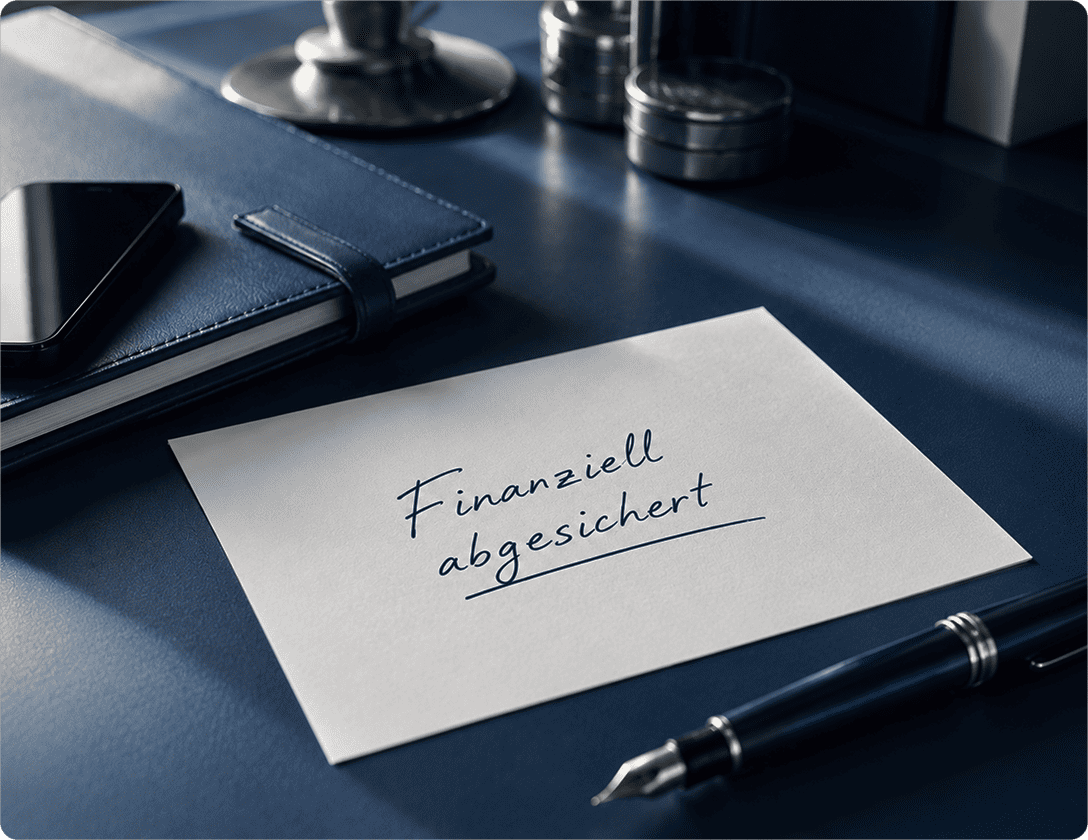 Finanziell abgesichert